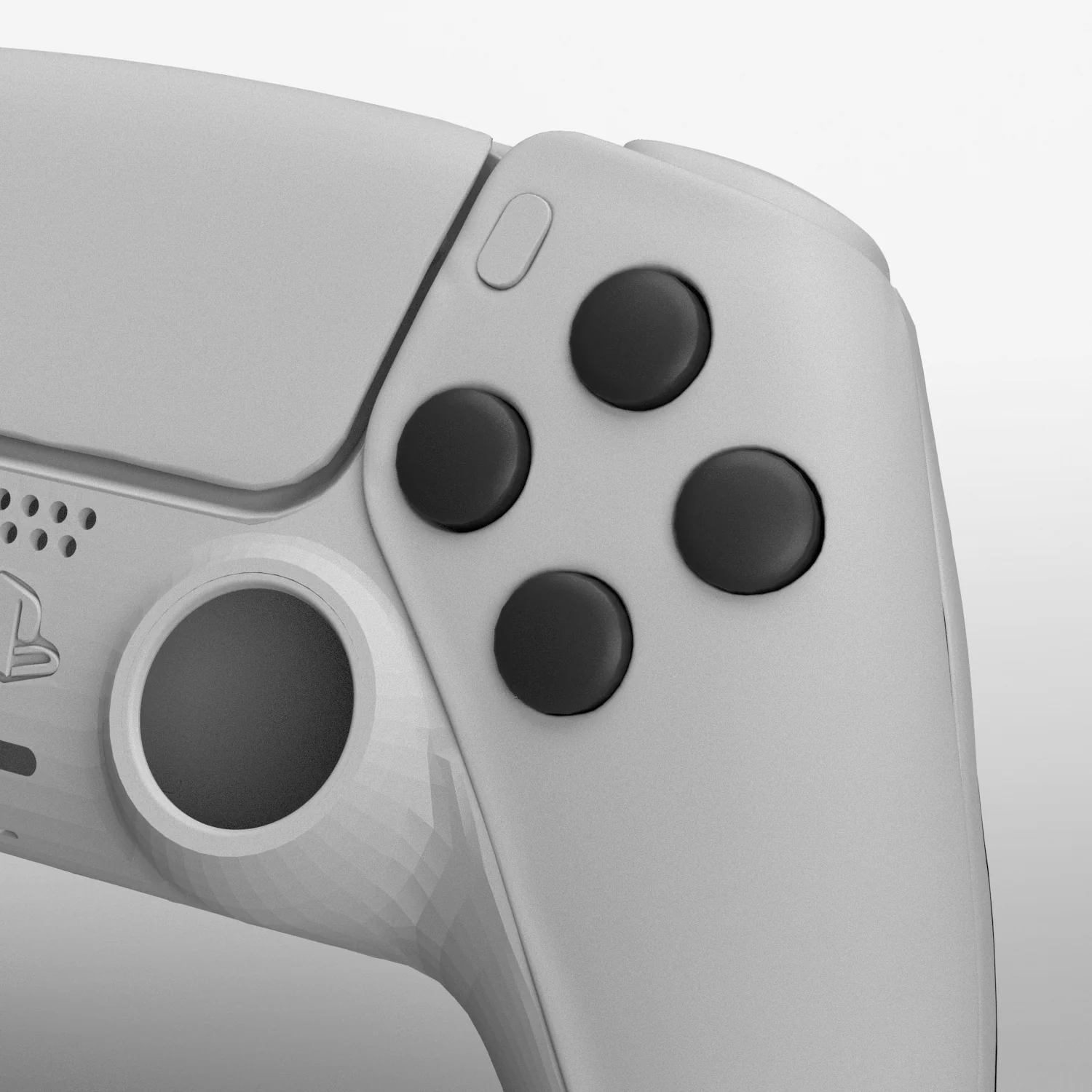 PS5 Solid Face Buttons